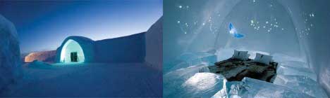 Poročno potovanje, Švedska Icehotel